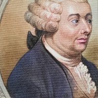 Portrait of David Hume, a Scottish philosopher, historian, economist and essayist 18th Century